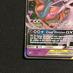 Espeon and Deoxys GX 72/236 Pokemon TCG Unified Minds Tag Team NM - Image 5