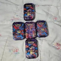 Pokemon TCG: Mega Evolutions Mini Tin - New & Sealed (Lot of 5) - Image 1