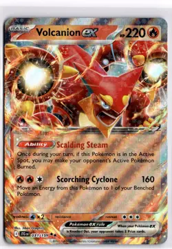 Pokemon TCG Volcanion ex 031/159 Sv09: Journey Together Double Rare - Image 1