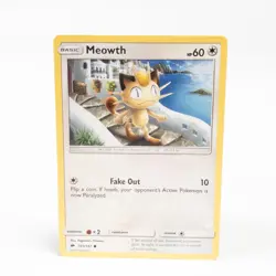 Meowth 101/147 Pokemon SM - Burning Shadows Common NM - Image 1