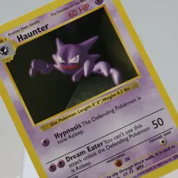 Pokemon TCG - Haunter 29/102 Base Set Uncommon Shadowless WOTC 1999 - EXC/NM - Image 1