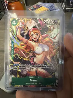 Nami (Alternate Art) OP14-031 The Azure Sea's Seven Foil - Image 1