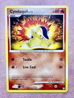 Cyndaquil | 79/123 | Mysterious Treasures | 2007 Pokemon Card Common | LP - Image 1