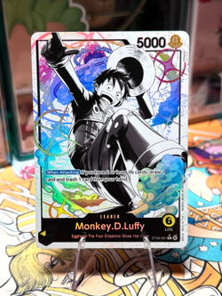 2026 One Piece - Monkey.D.Luffy - ST29-001 Alt Art Leader Card English - Image 1