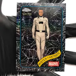 Marvel Card Mister Fantastic 89 Black Web /399 Topps Chrome 2025 [NM] - Image 2
