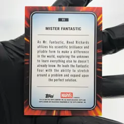 Marvel Card Mister Fantastic 89 Black Web /399 Topps Chrome 2025 [NM] - Image 3