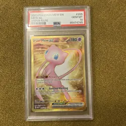 Mew EX - 205/165 - Ultra Premium Collection Promo GOLD CARD - PSA 10 - Image 1
