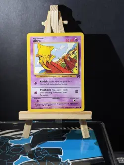 Pokemon TCG Team Rocket Abra Card 49/82 Common, 1999 WOTC NM - Image 1