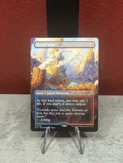 MTG Steam Vents (Borderless) Non-foil R 348 Lorwyn Eclipsed - Image 1