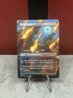 MTG Steam Vents (Borderless) Non-foil R 348 Lorwyn Eclipsed - Image 2