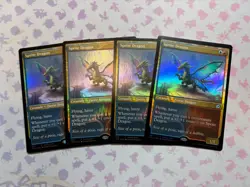 4x Foil Sprite Dragon - IKO 369 MTG Magic The Gathering - Image 1