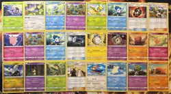 Pokemon TCG Bulk Lot 24 Cards SUN & MOON COSMIC ECLIPSE Common Uncommon - Image 1