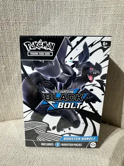 Pokemon Scarlet & Violet Black Bolt Booster Bundle Box English Trading Card Game - Image 1