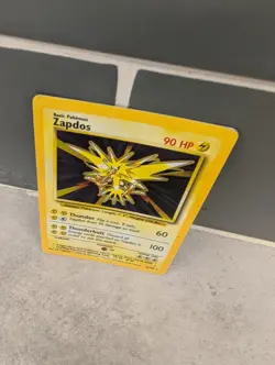 Pokemon Zapdos Holo Base Set 16/102 – WOTC Rare Unlimited LP Light Play Cond - Image 3