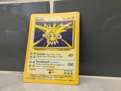 Pokemon Zapdos Holo Base Set 16/102 – WOTC Rare Unlimited LP Light Play Cond - Image 4