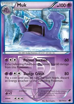 POKEMON CARD MUK 46/116 NO 089 SLUDGE POKEMON TCG CCG - Image 1