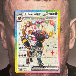 Pokemon Umbreon ex SVP176 S&V Promos NM Prismatic Figure Collection - Image 1