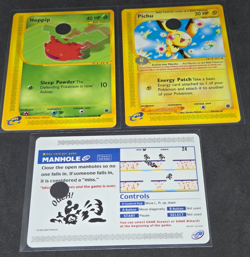 Pichu Hoppip Manhole Holepunch Glossy E3 Set Promos 2002 English Pokemon Card MP - Image 1