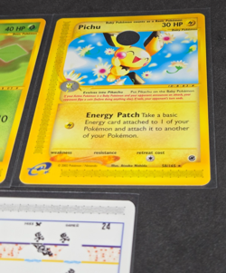 Pichu Hoppip Manhole Holepunch Glossy E3 Set Promos 2002 English Pokemon Card MP - Image 3