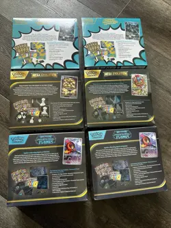 Pokemon Phantasmal Flames Ascended Heroes Mega Elite Trainer Box ETB Lot Of 6 - Image 2