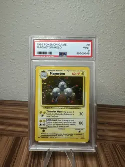 Pokemon TCG Magneton Base Set 9/102 - PSA 9!!! - Image 1