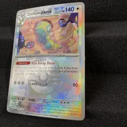 Pokemon TCG Dudunsparce 080/131 Master Ball Reverse Holo Prismatic Evolutions - Image 2