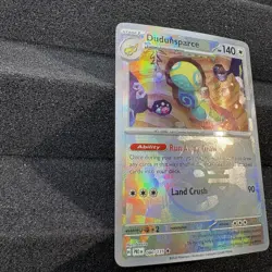 Pokemon TCG Dudunsparce 080/131 Master Ball Reverse Holo Prismatic Evolutions - Image 3
