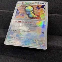 Pokemon TCG Dudunsparce 080/131 Master Ball Reverse Holo Prismatic Evolutions - Image 4