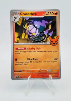 Chandelure 038/167 Trick or Trade BOOster 2024 Pokemon Card - Image 1