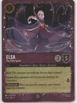 Elsa - The Fifth Spirit 6 Disney Lorcana Promo Cards Holo - Image 1