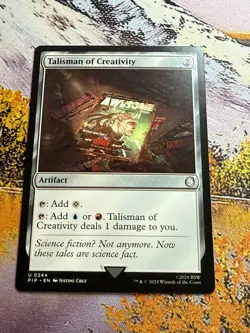 MTG - Universes Beyond: Fallout - Talisman of Creativity - NM - NF - Image 5
