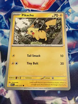 Pokemon TCG Pikachu 055/217 Common Ascended Heroes NM/M - Image 1