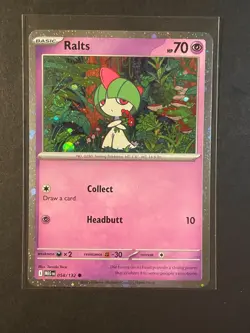 Pokemon Ralts 058/132 Mega Evolution Cosmos Holo Common Promo NM - Image 1