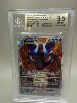 Lucario VSTAR SWSH291 SWSH: Sword & Shield Promo Cards Holo BGS 9.5 Pokemon - Image 1