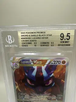 Lucario VSTAR SWSH291 SWSH: Sword & Shield Promo Cards Holo BGS 9.5 Pokemon - Image 2