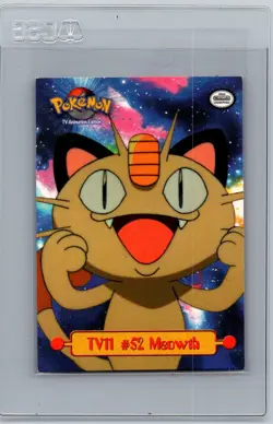 1999 TOPPS POKEMON TV ANIMATION MEOWTH #TV11 - Image 1