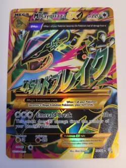 M Rayquaza EX (Gold Full Art) 98/98 XY - Pokemon Ancient Origins - Image 1
