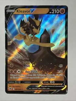 Pokemon TCG Kleavor V Sword & Shield - Astral Radiance 087/189 Holo Ultra Rare - Image 2