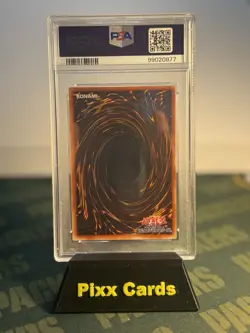 2001 Yu-Gi-Oh! JPN Time Wizard Metal Raiders PSA 8 - Image 2