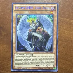 Yu-Gi-Oh! Destiny HERO - Dark Angel DESO-EN005 Secret Rare Holo 1st Ed Warrior - Image 1