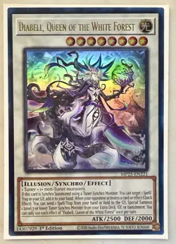 Yugioh! Diabell, Queen of the White Forest - MP25-EN221 - Ultra Rare - 1st Editi - Image 1