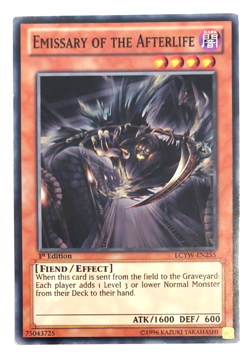 Yugioh Emissary Of The afterlife - Common - LCYW-EN255 - Used - 1st.Ed. - Image 1