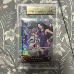 Boa Hancock Leader OP07-038 One Piece Promos Club Exclusive BGS PRISTINE 10 - Image 1