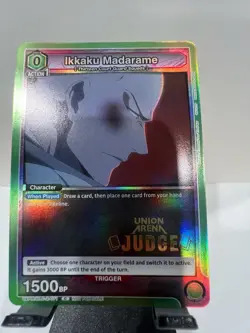Bleach Ikkaku Madarame Judge Foil - UEPR /BLC-2-071 NM - Union Arena - Image 1