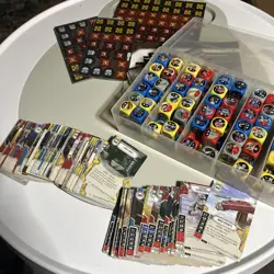 Star Wars Destiny Dice And Card Lot 140 Dice Tokens And case - Image 1