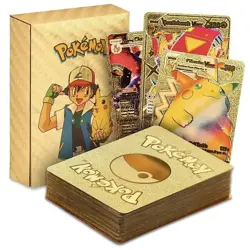 Pokemon Card Foil GOLD PACK CARDS TCG GX Vmax GX Card Charizard Rare 55PCS - Image 5