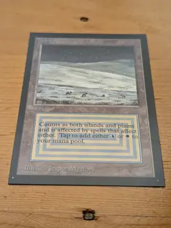 MTG Collector's Edition Rare - Tundra - slight bend, otherwise NM - see pics - Image 3