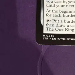 MTG - THE ONE RING - Lord of the Rings (M) - Image 2