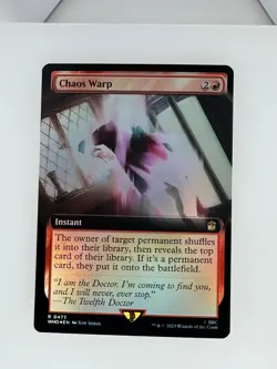 MTG Universes Beyond: Doctor Who Chaos Warp (Extended Art Foil) 473 NM - Image 1