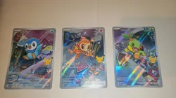 Pokemon TCG First Partner Rare Illustration Promo Cards Bundle - Image 1